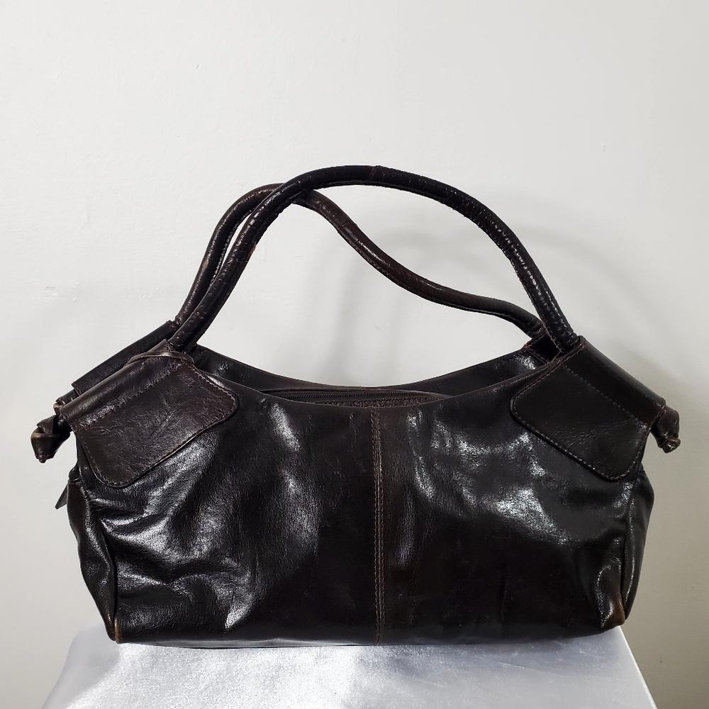 Vintage Y2K ALDO leather mini hobo shoulder bag brown